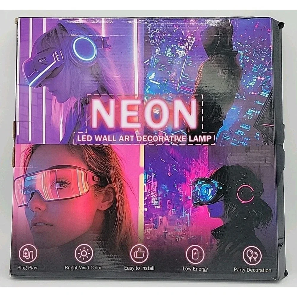 NIB Lemons With Bow Neon Sign for Wall or Room Art Decoration Dimmable LED USB